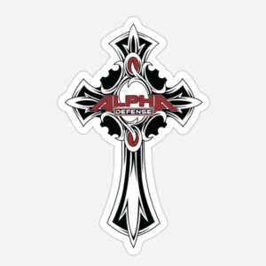 Alpha Sticker (Cross)